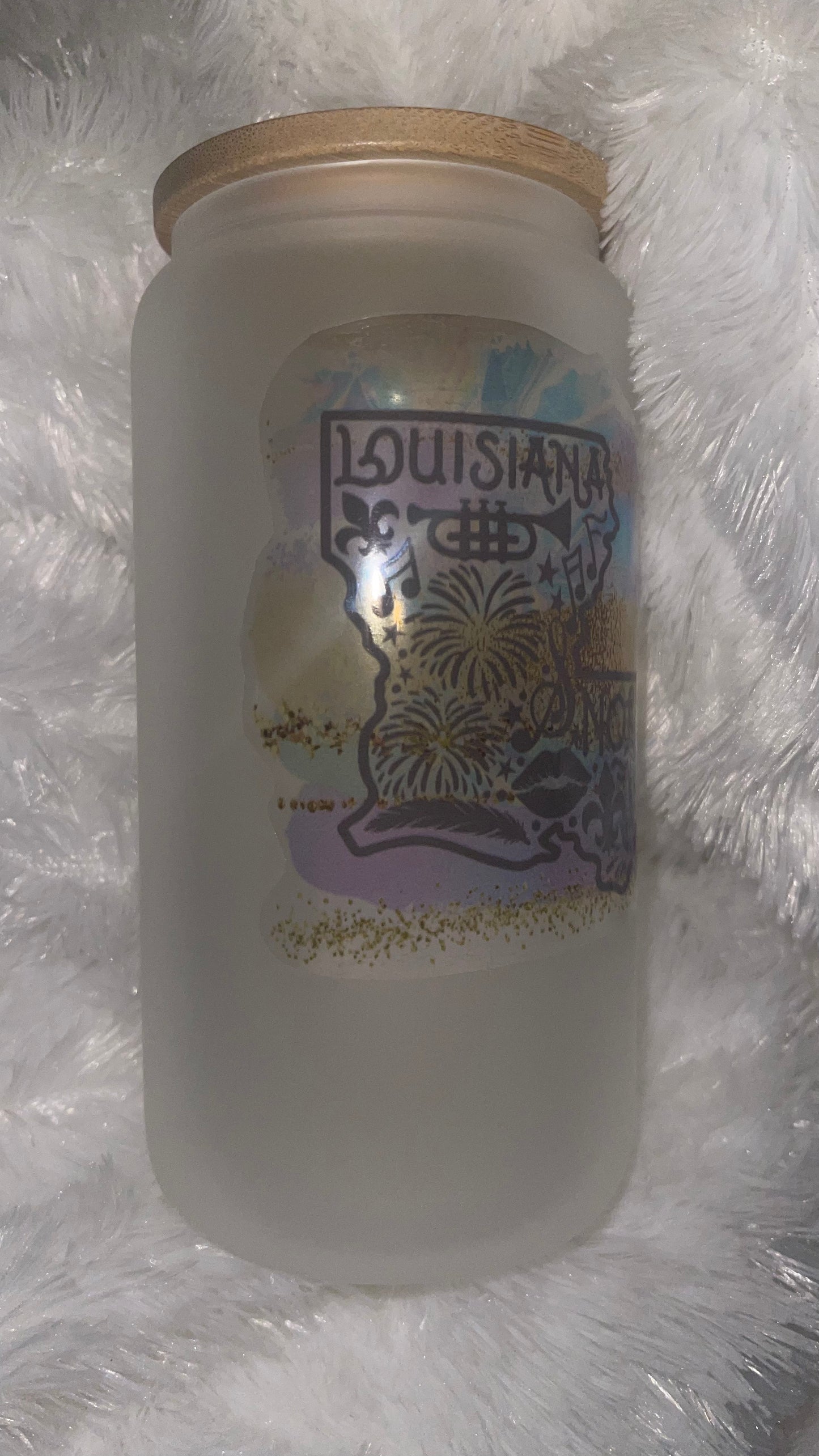 GLASS - 16oz Louisiana tumbler